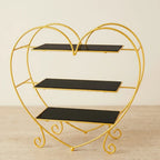 Angled catalogue view of the heart organizer in Onyx